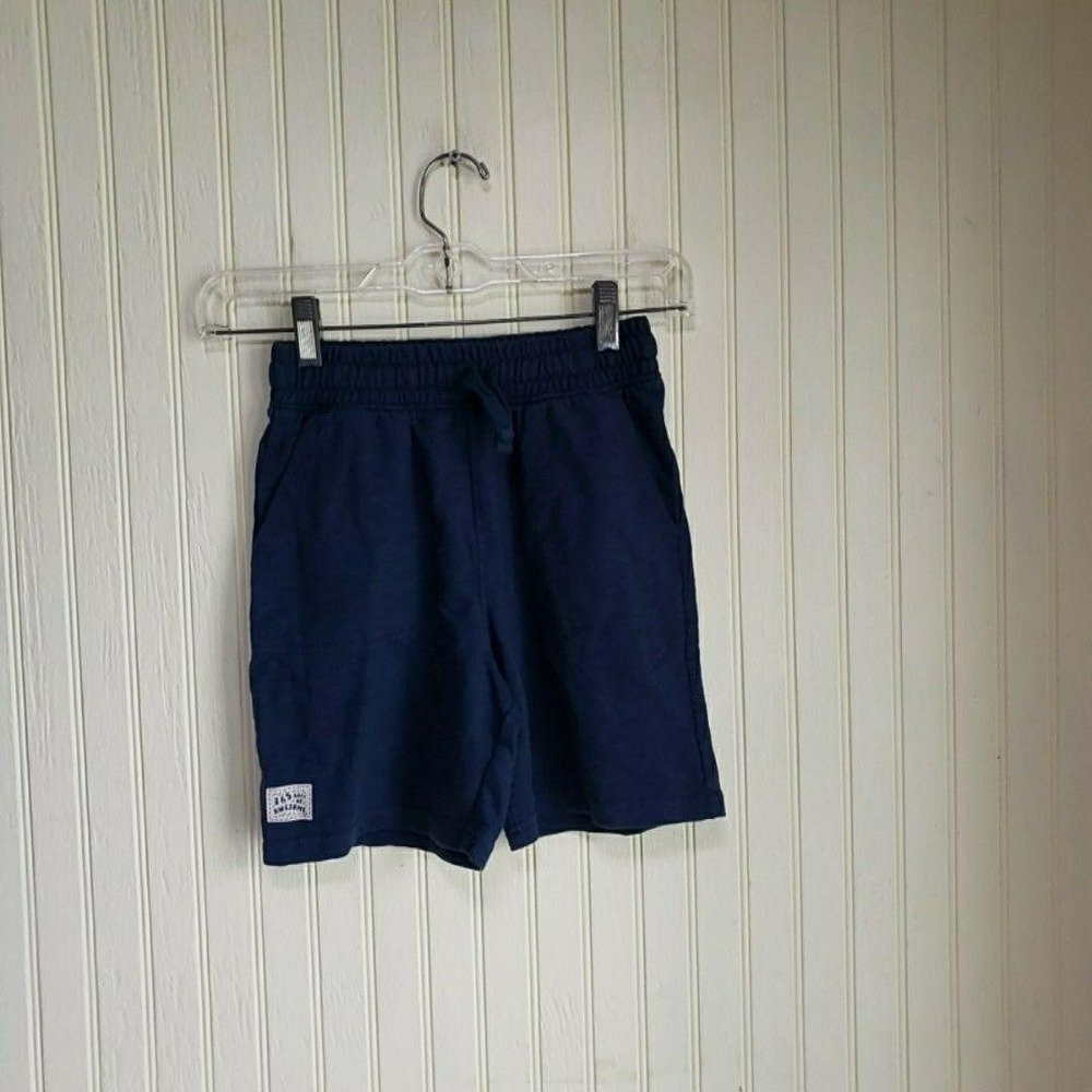 365 Kids From Garanimals Shorts Kids 10 Blue Knit Sweat Elastic Waist Casual